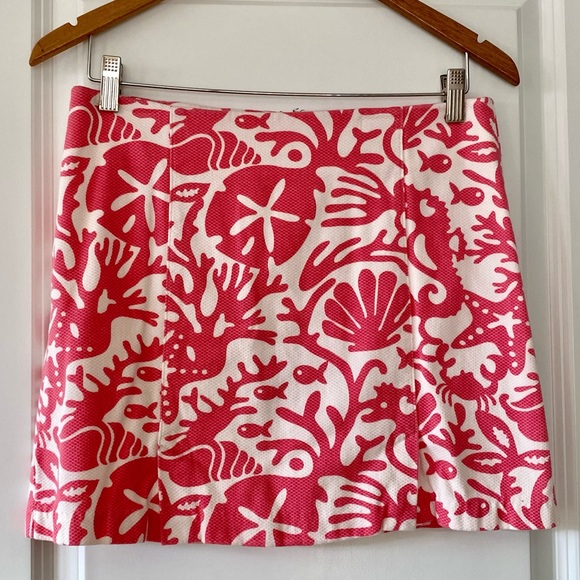 Vineyard Vines Dresses & Skirts - Vineyard Vines Sea Life Print Cotton Mini Skirt w Pleats